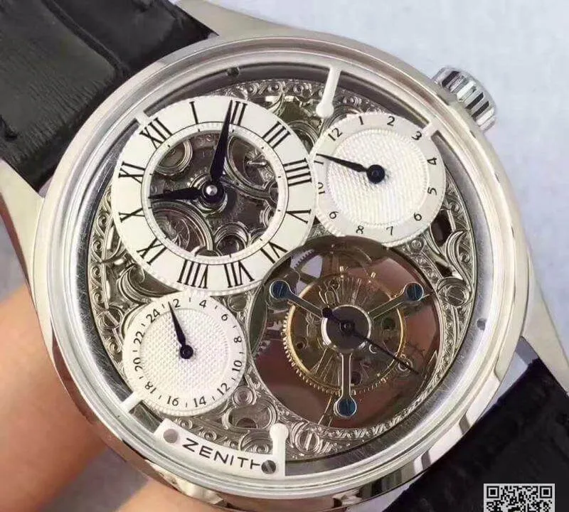 Zenith EP Calender 03.2080.4021 1:1 Best Edition Replica Watch Swiss Tourbillon